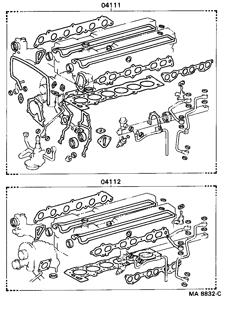  SUPRA |  ENGINE OVERHAUL GASKET KIT