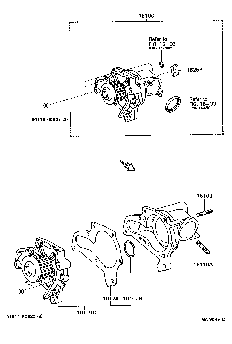  CAMRY |  WATER PUMP