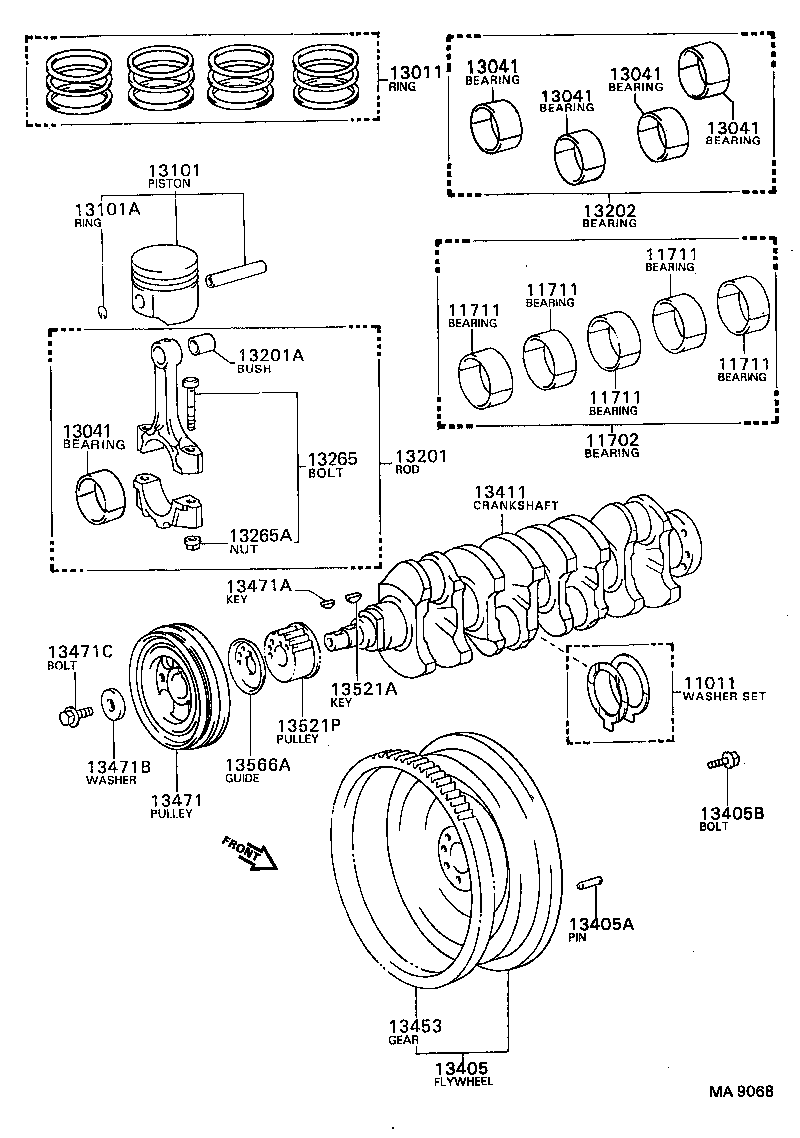  CAMRY |  CRANKSHAFT PISTON