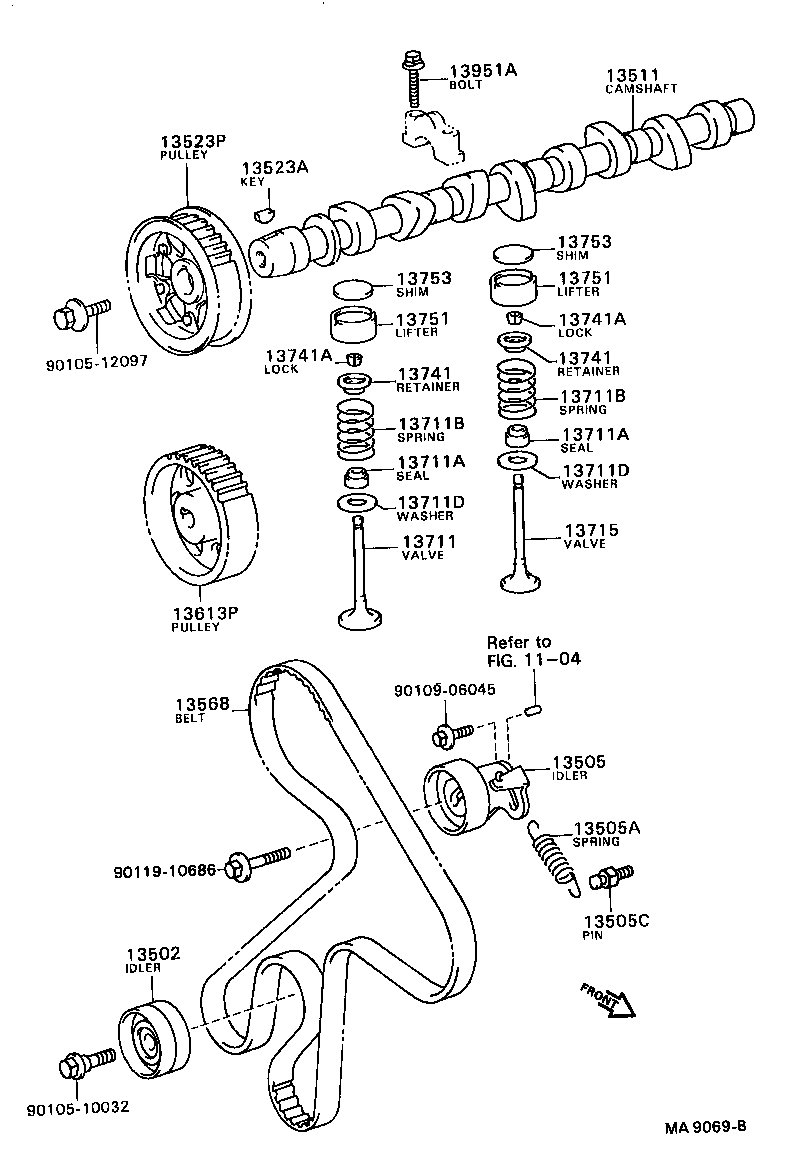  CAMRY |  CAMSHAFT VALVE