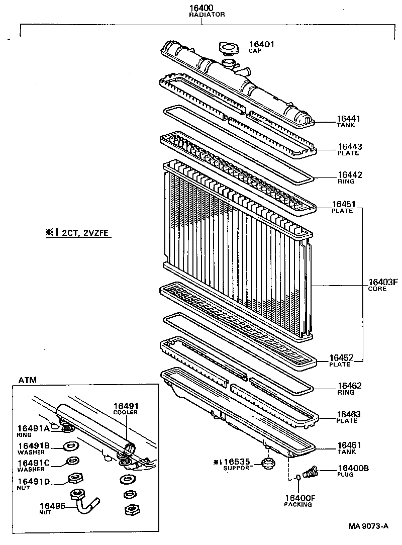  CAMRY |  RADIATOR WATER OUTLET