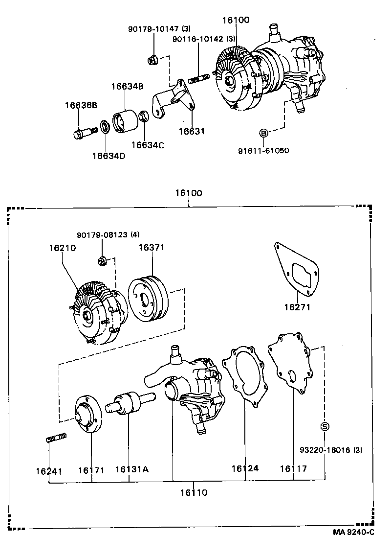  COASTER |  WATER PUMP