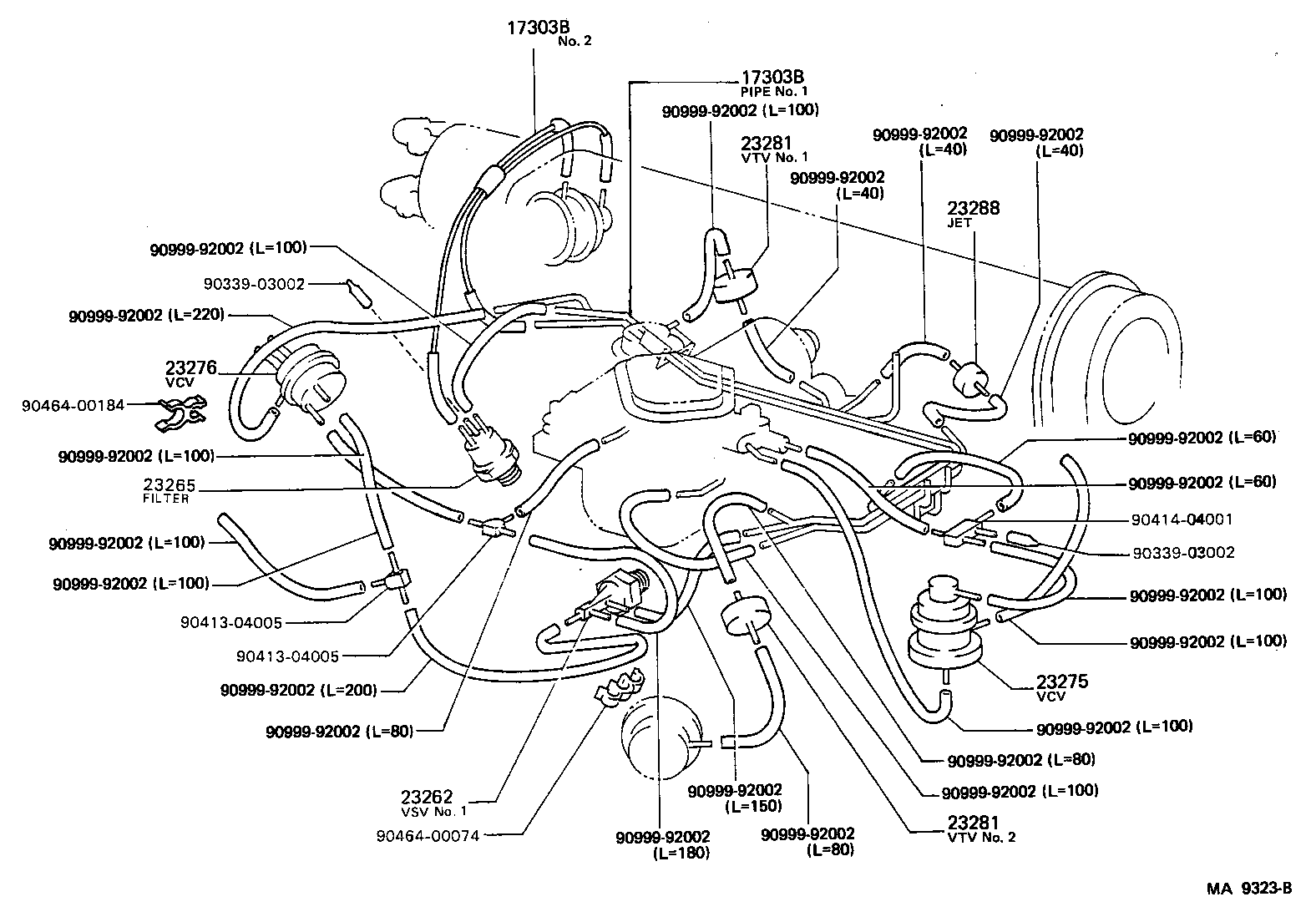  STARLET |  VACUUM PIPING