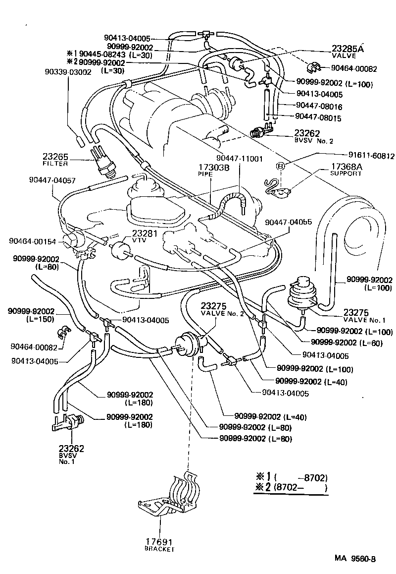 STARLET |  VACUUM PIPING