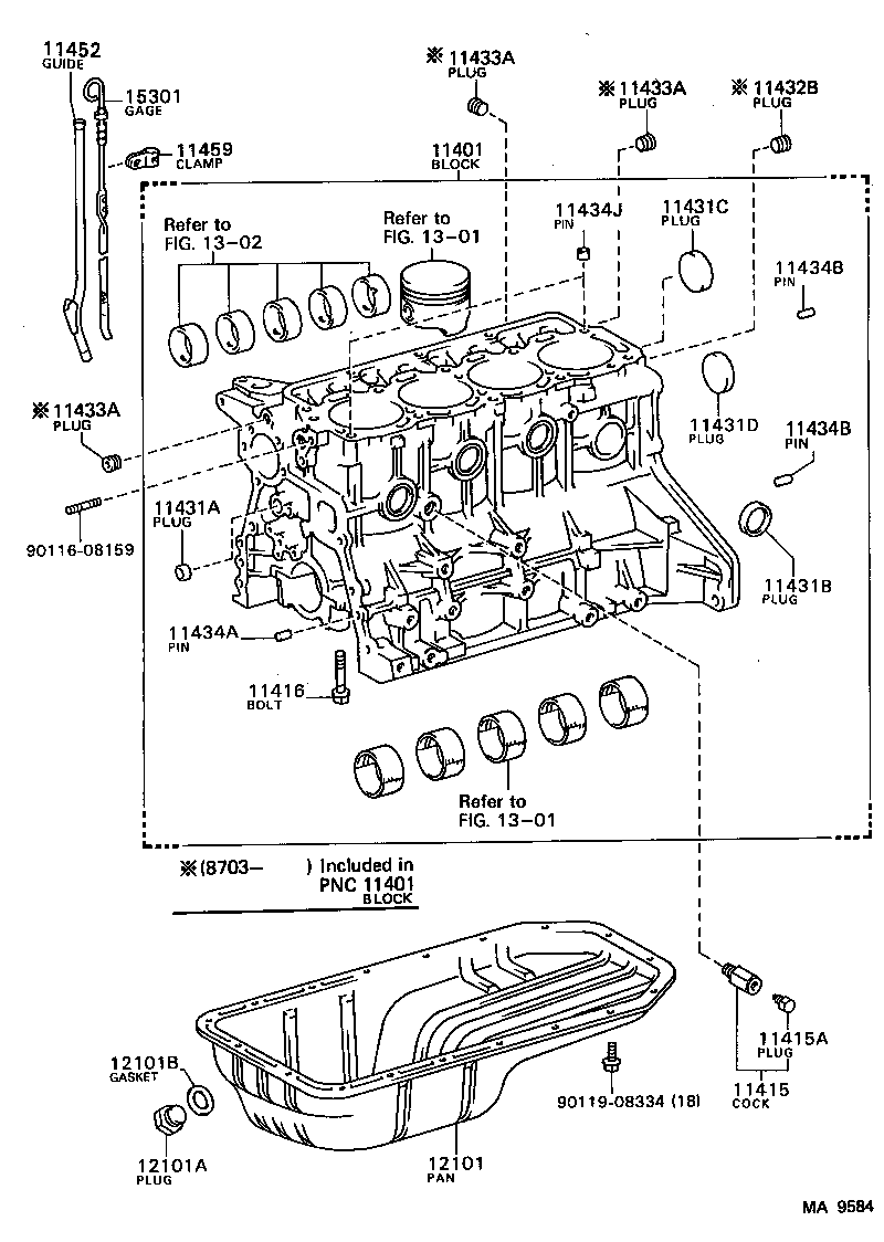  DYNA100 |  CYLINDER BLOCK