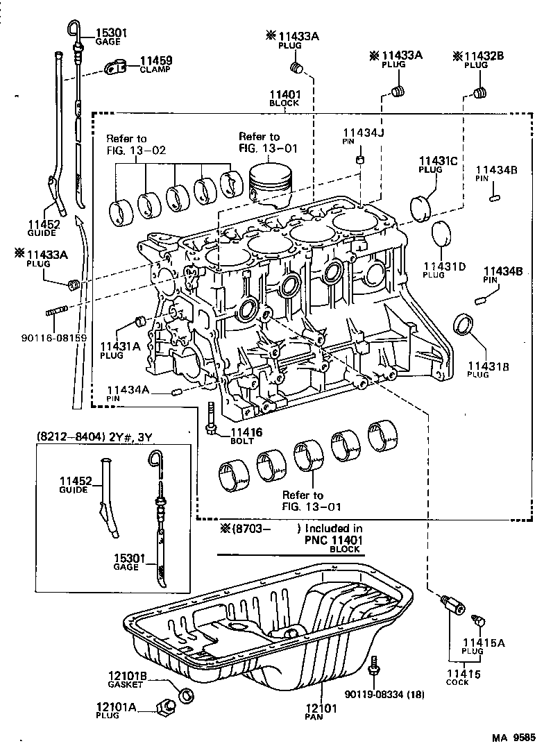  HIACE VAN COMUTER |  CYLINDER BLOCK