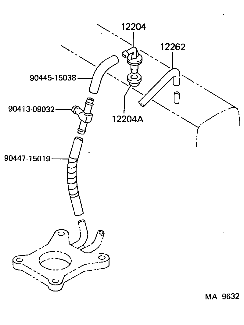  STARLET |  VENTILATION HOSE