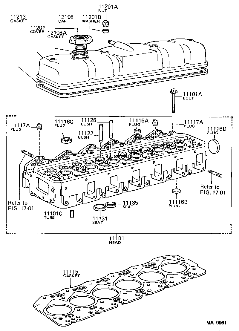  LAND CRUISER 60 62 |  CYLINDER HEAD