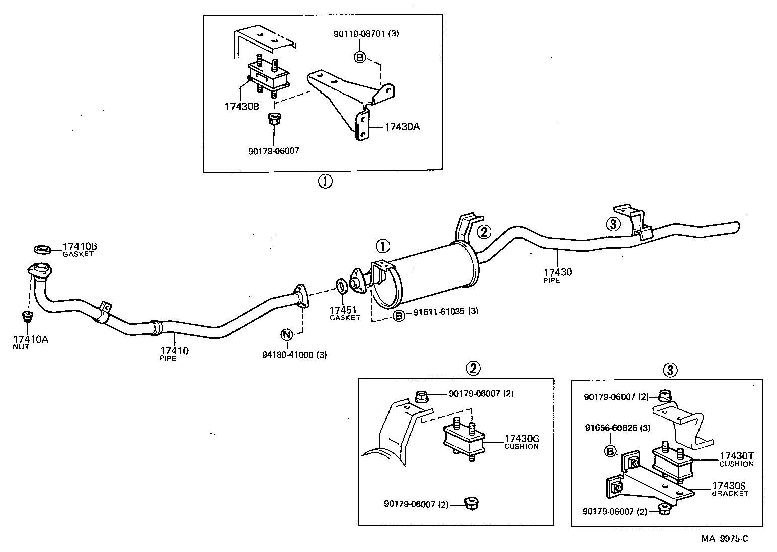  LAND CRUISER 60 62 |  EXHAUST PIPE