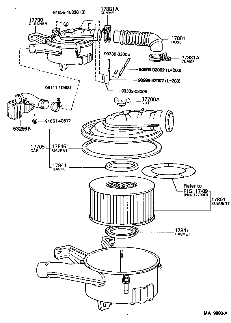  LAND CRUISER 60 62 |  AIR CLEANER