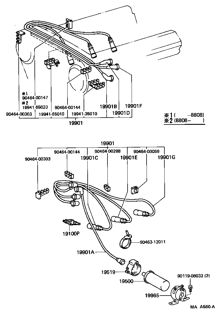  4 RUNNER TRUCK |  IGNITION COIL SPARK PLUG