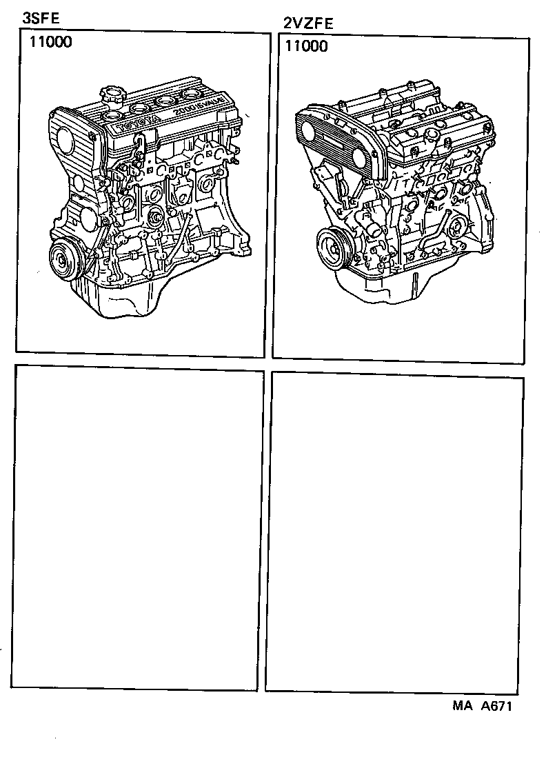  CAMRY JPP |  PARTIAL ENGINE ASSEMBLY
