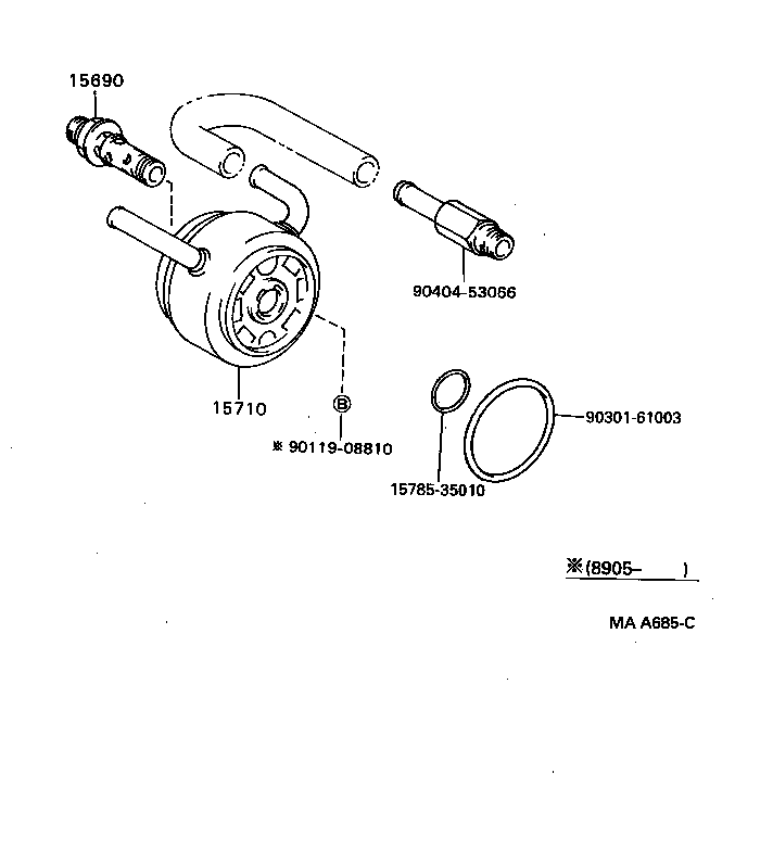  CAMRY |  ENGINE OIL COOLER