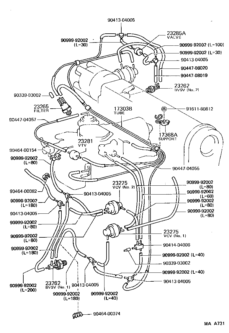  STARLET |  VACUUM PIPING