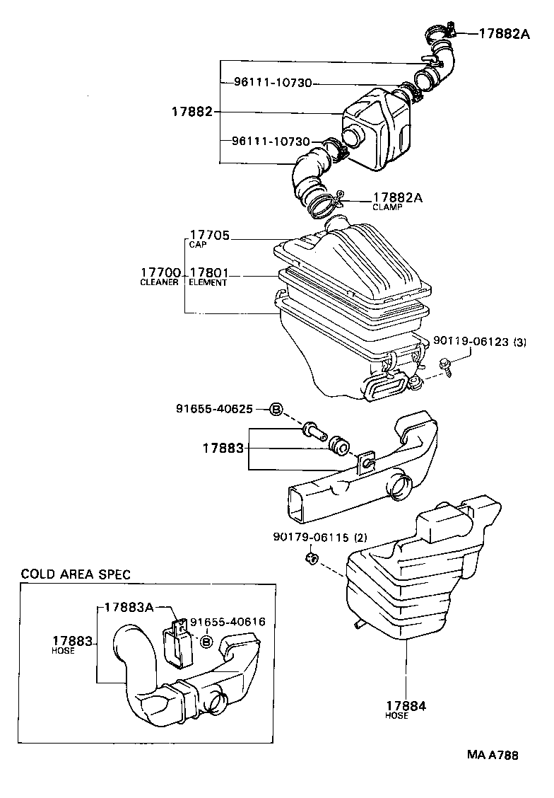  CAMRY |  AIR CLEANER