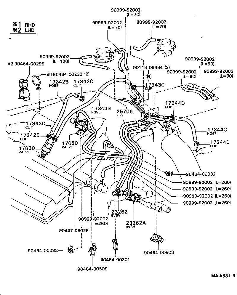  CAMRY |  VACUUM PIPING