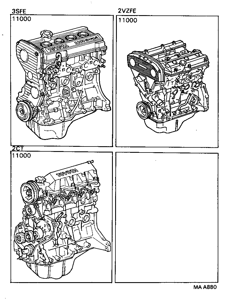  CAMRY |  PARTIAL ENGINE ASSEMBLY