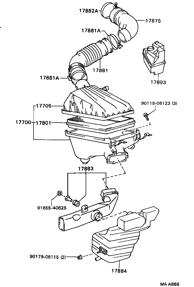  CAMRY |  AIR CLEANER