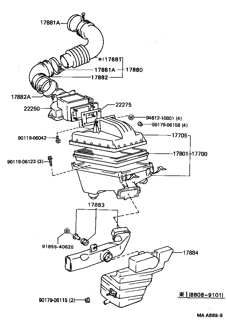  CAMRY |  AIR CLEANER