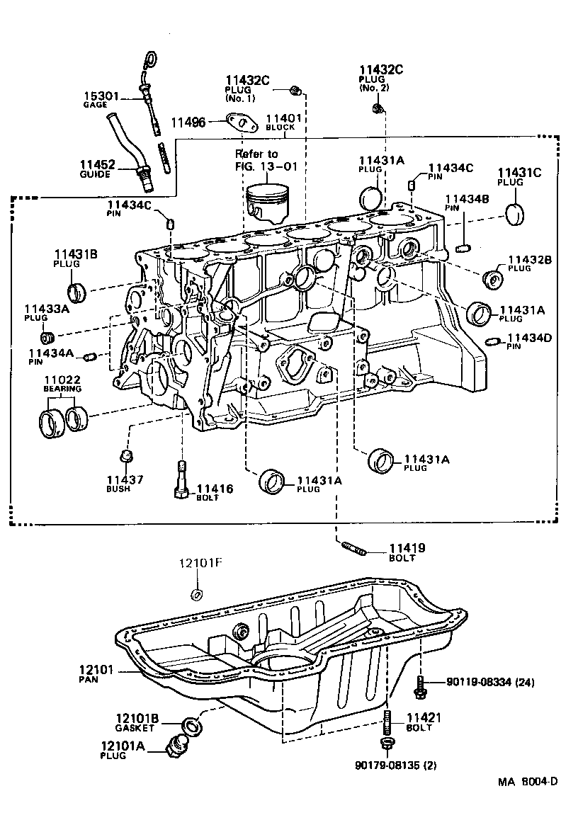  SUPRA |  CYLINDER BLOCK