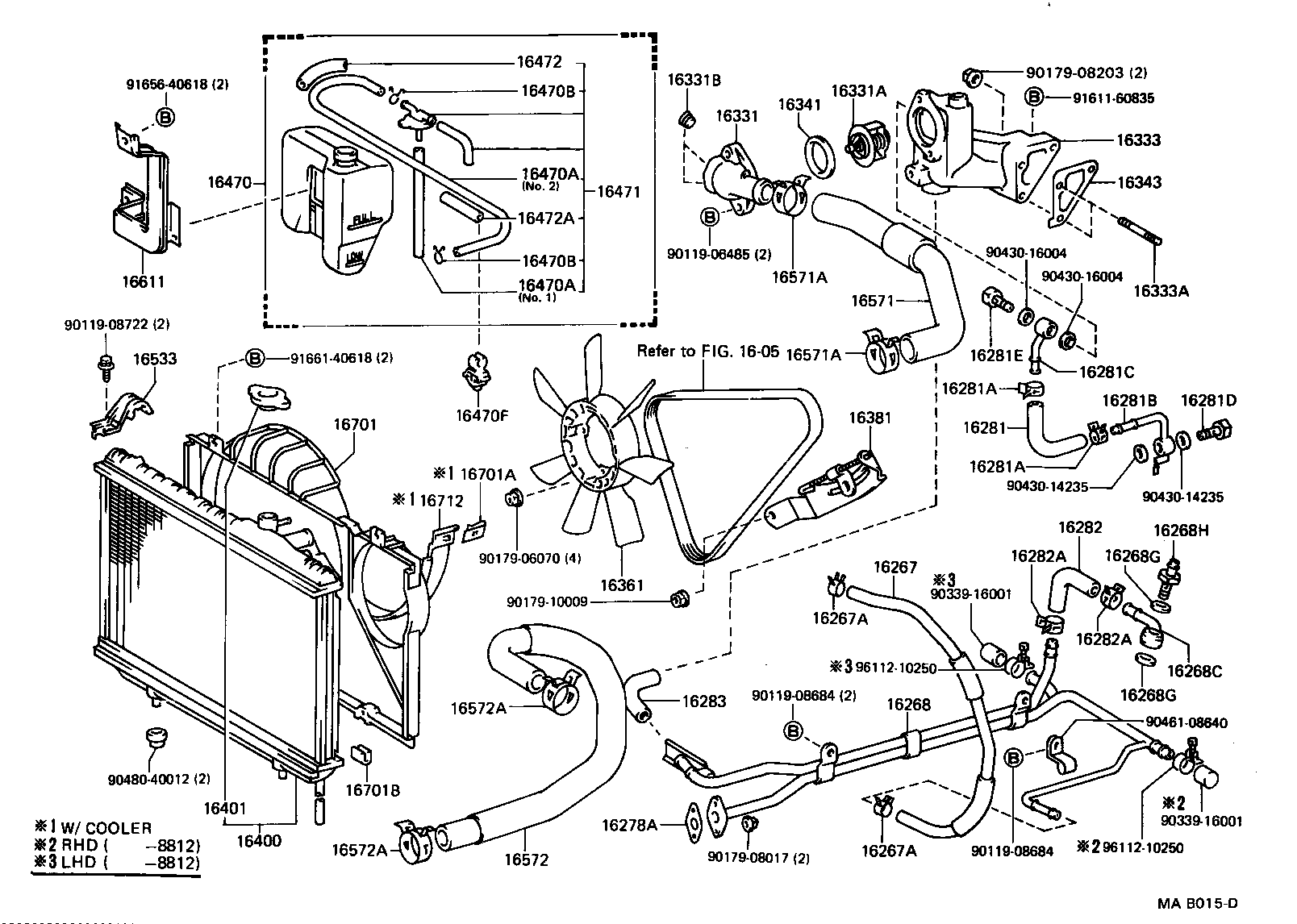  SUPRA |  RADIATOR WATER OUTLET