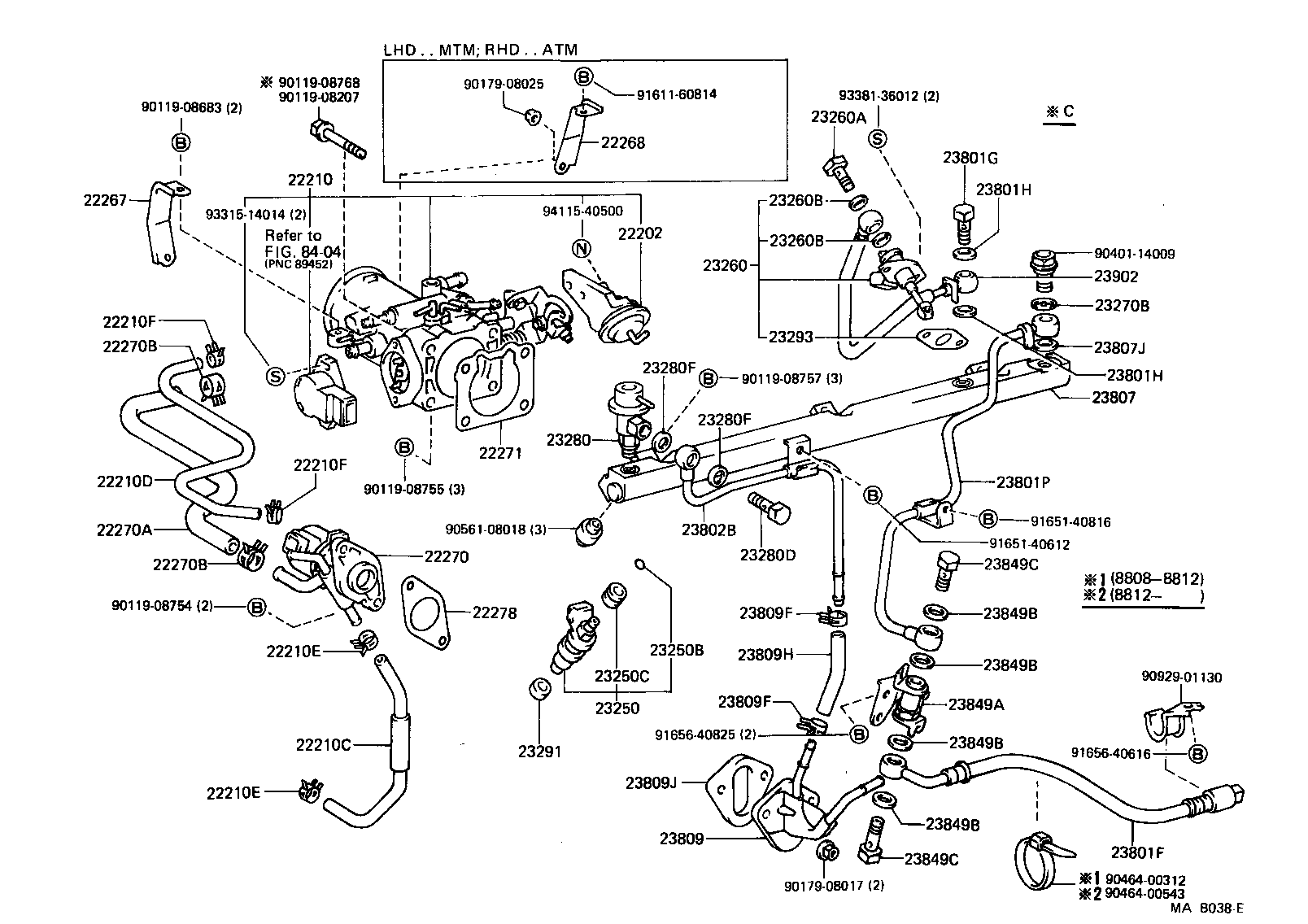  SUPRA |  FUEL INJECTION SYSTEM