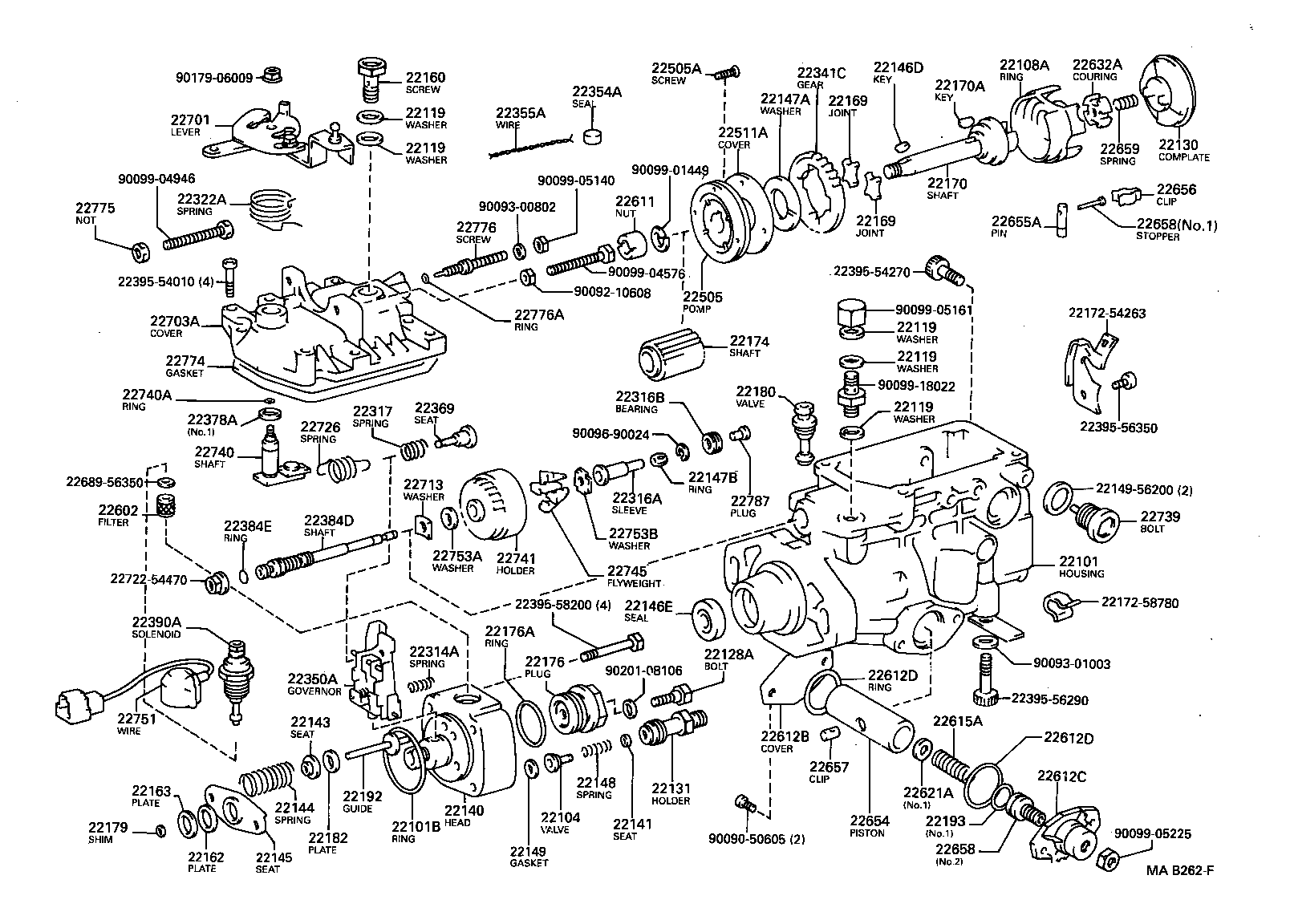  COASTER |  INJECTION PUMP BODY