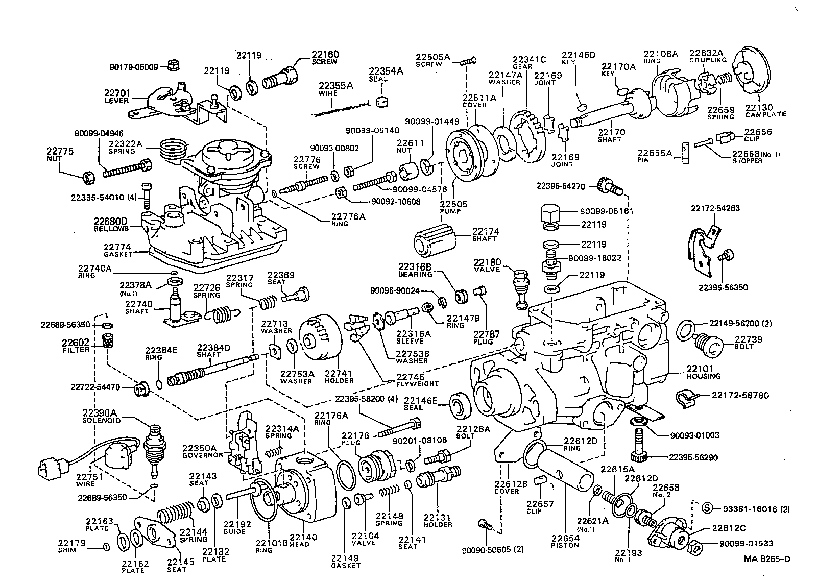  COASTER |  INJECTION PUMP BODY