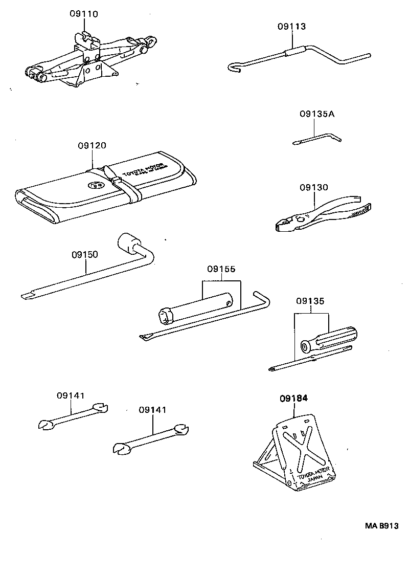  CAMRY |  STANDARD TOOL