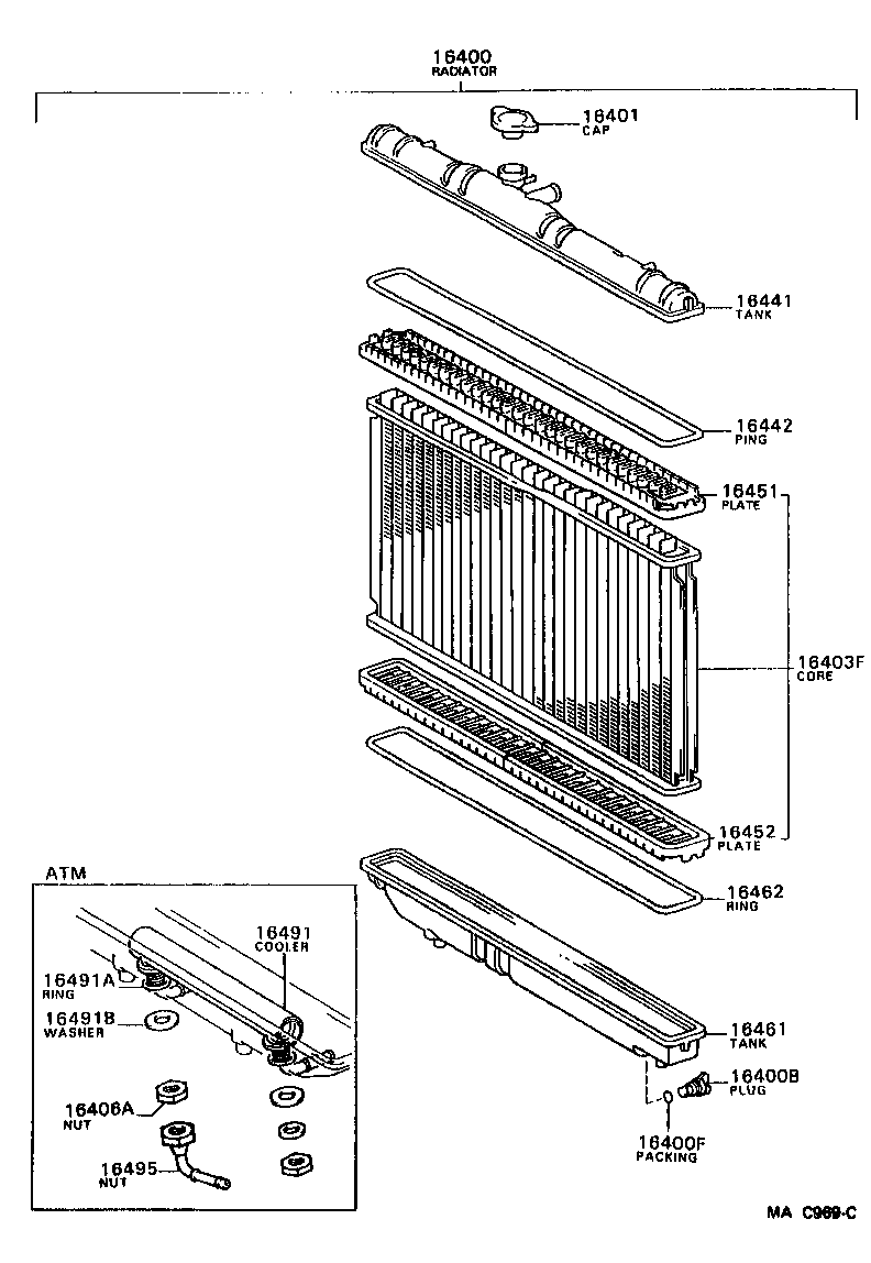  CELICA |  RADIATOR WATER OUTLET