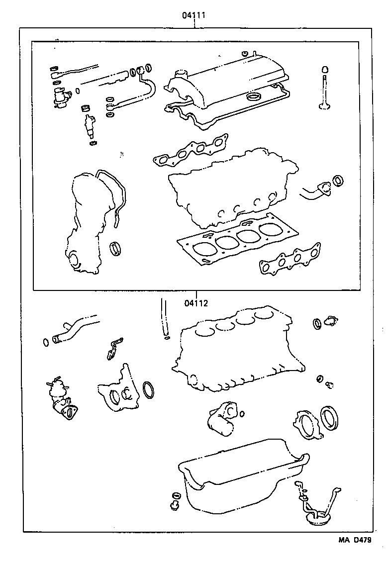  PASEO |  ENGINE OVERHAUL GASKET KIT