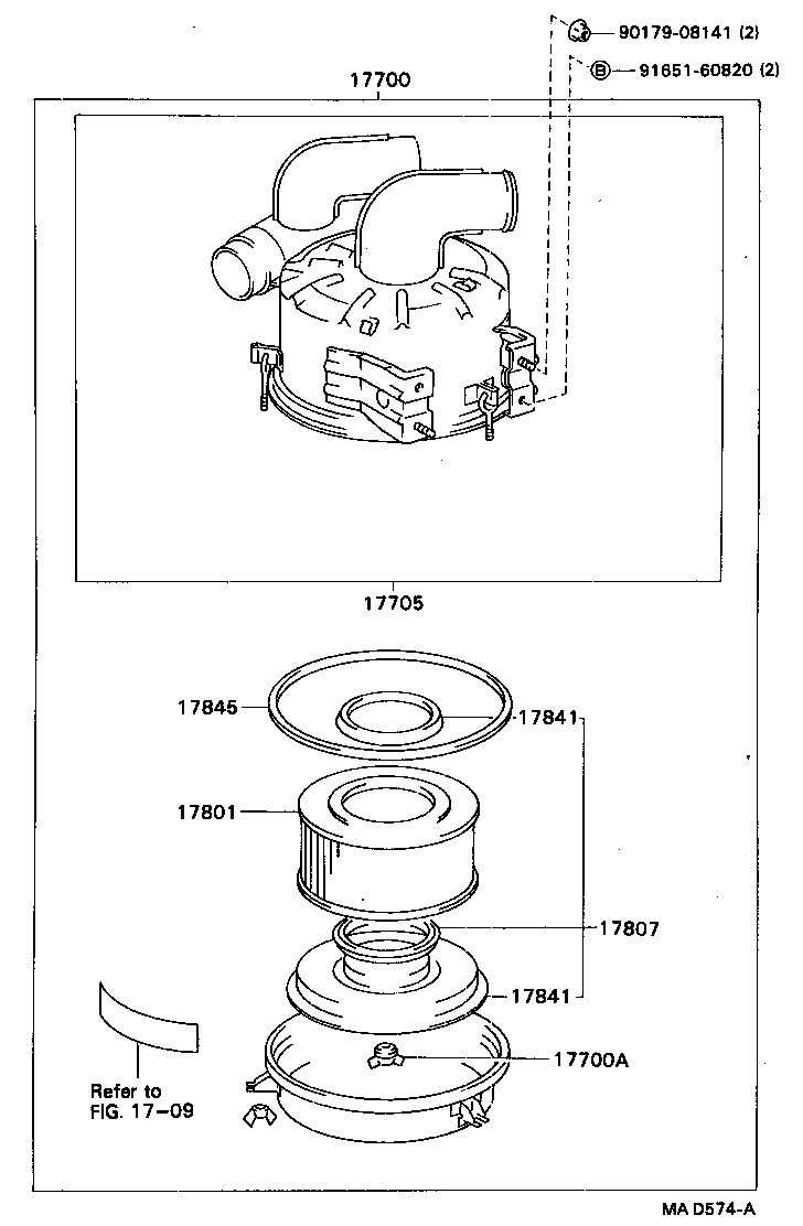  COASTER |  AIR CLEANER