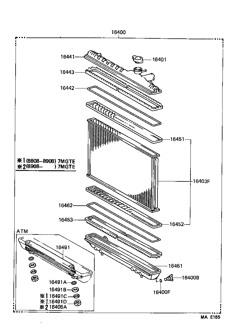  SUPRA |  RADIATOR WATER OUTLET