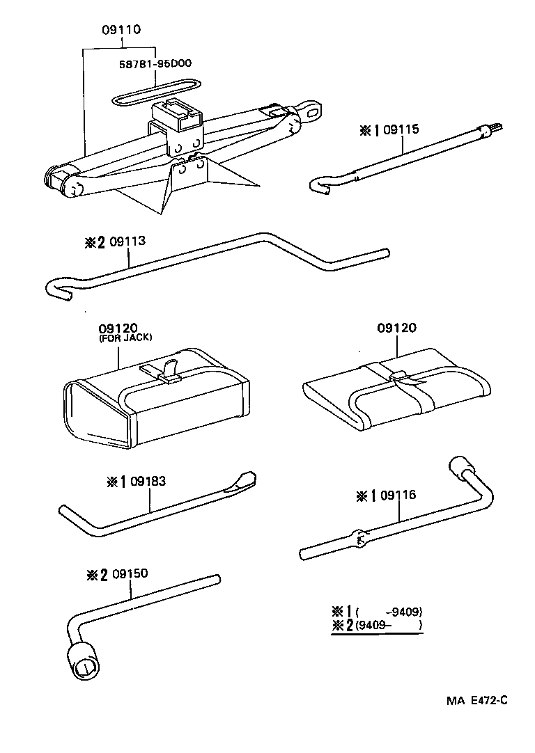  PASEO |  STANDARD TOOL