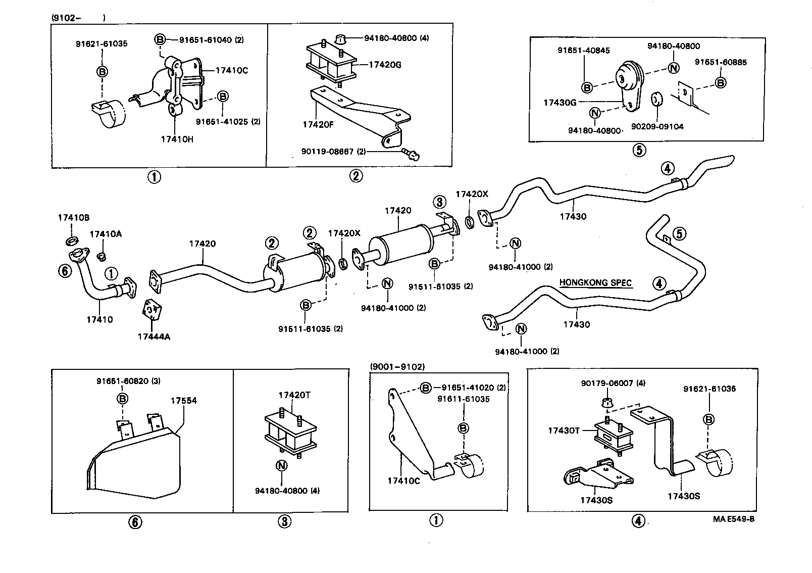  COASTER |  EXHAUST PIPE