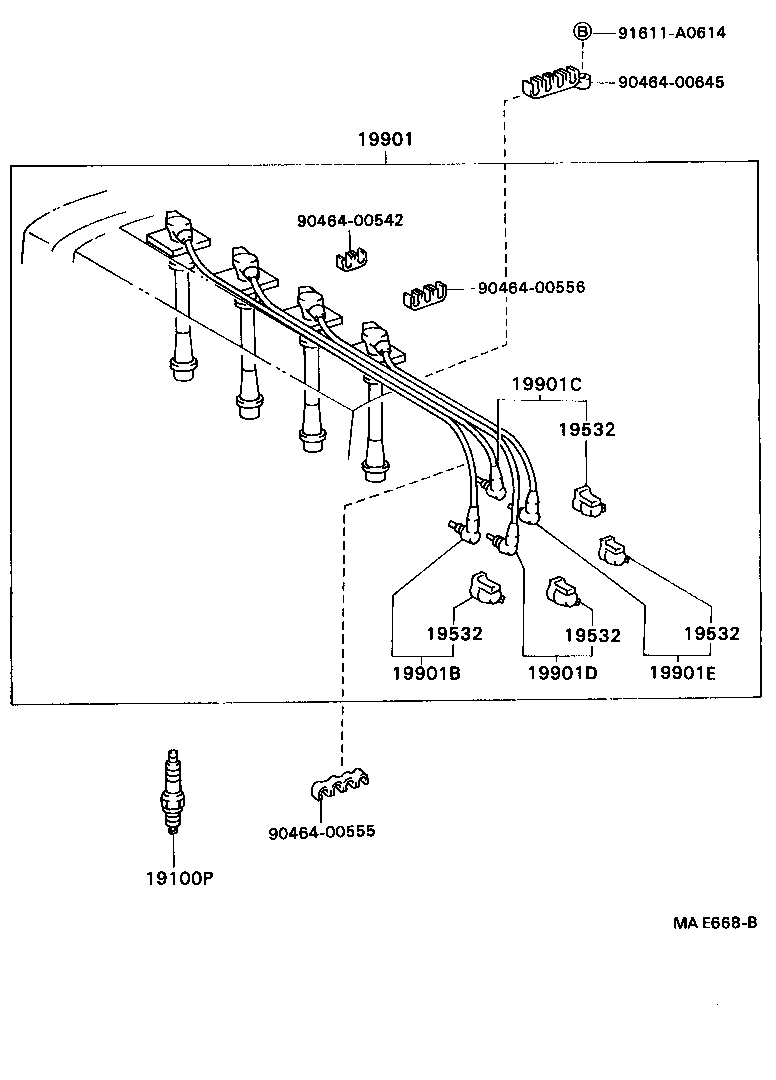  CAMRY JPP |  IGNITION COIL SPARK PLUG