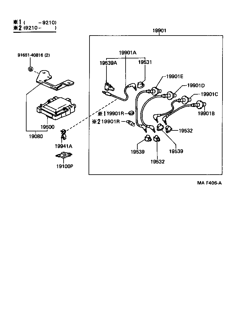  LITEACE VAN WAGON |  IGNITION COIL SPARK PLUG