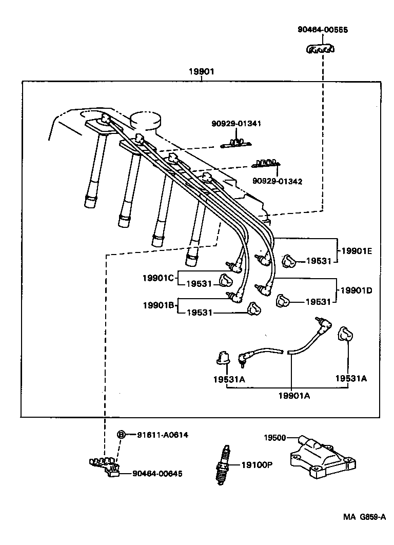  CELICA |  IGNITION COIL SPARK PLUG