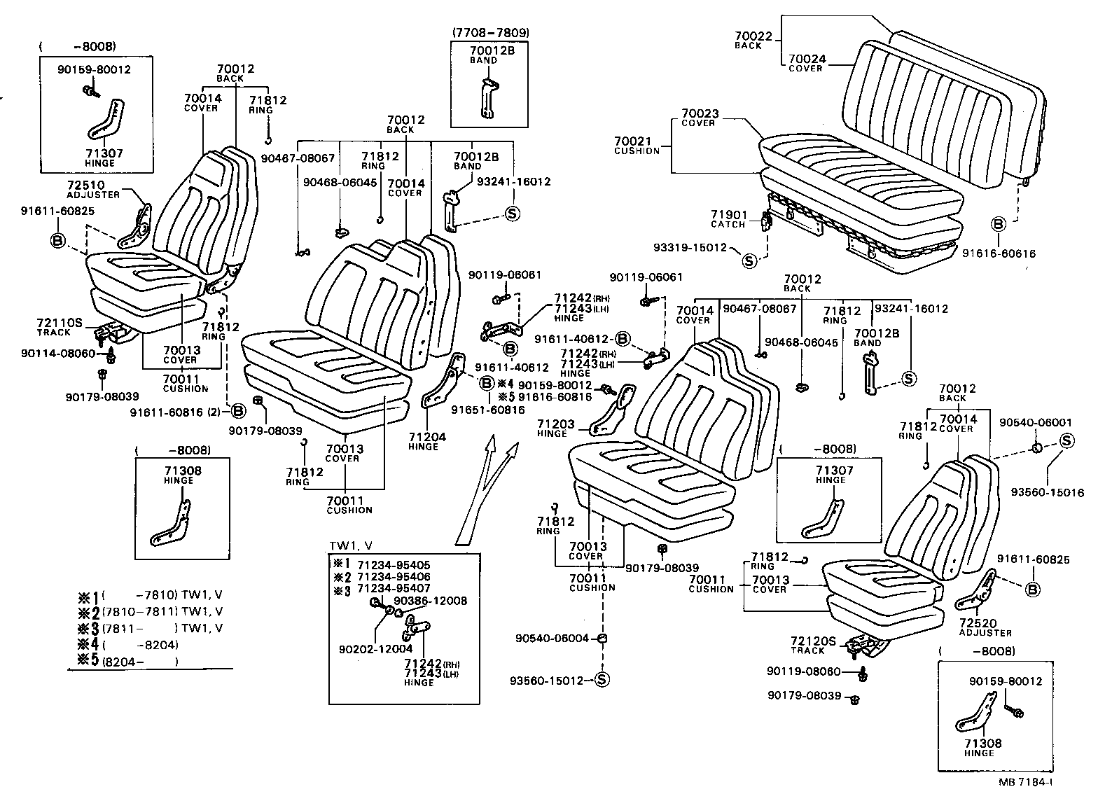  DYNA |  SEAT SEAT TRACK