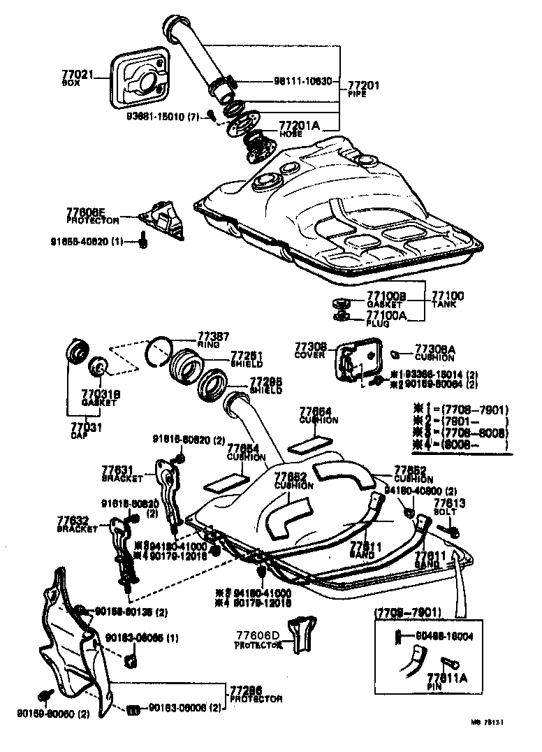  CARINA |  FUEL TANK TUBE