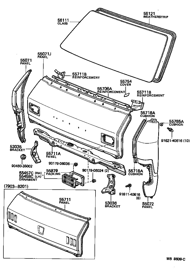  TOYOACE |  FRONT PANEL WINDSHIELD GLASS