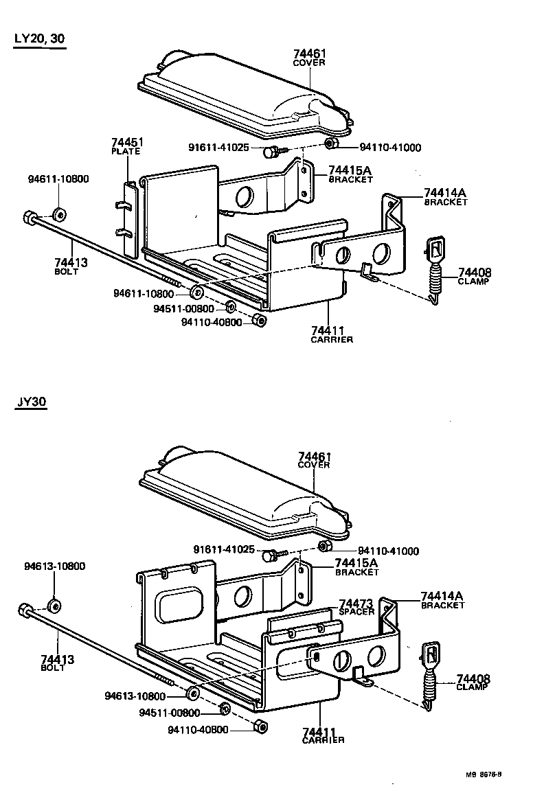  TOYOACE |  BATTERY CARRIER