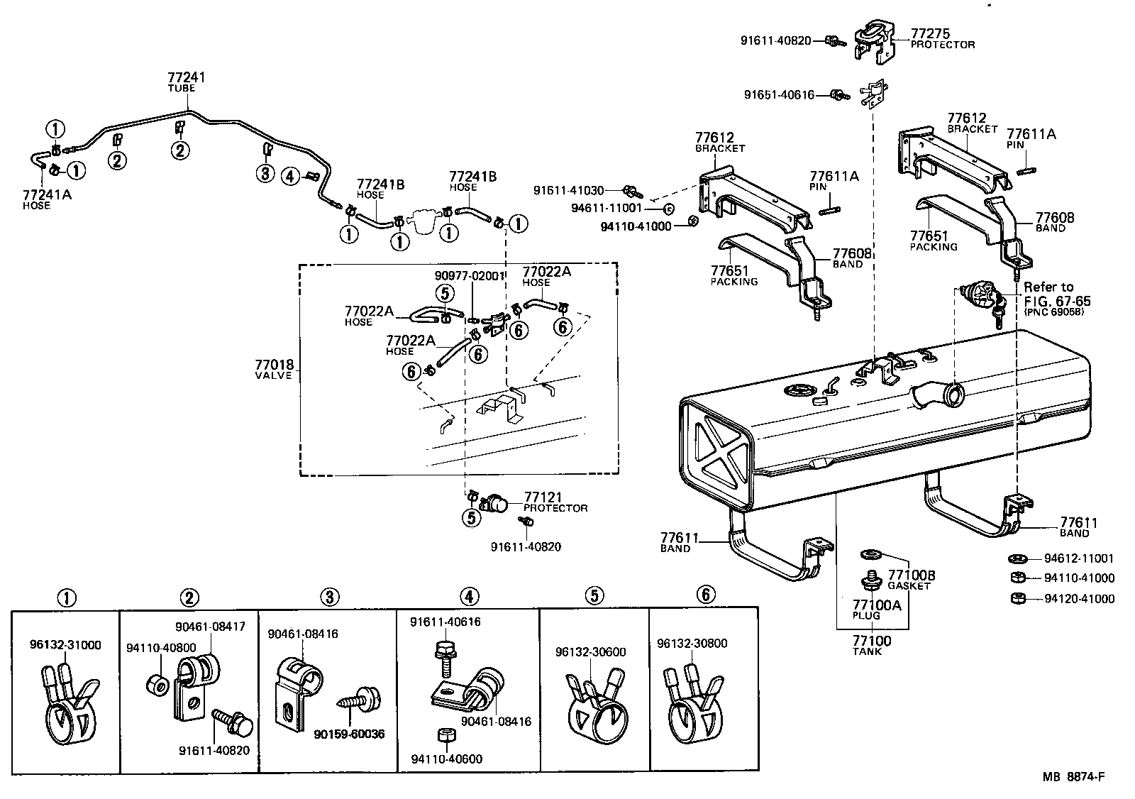  TOYOACE |  FUEL TANK TUBE