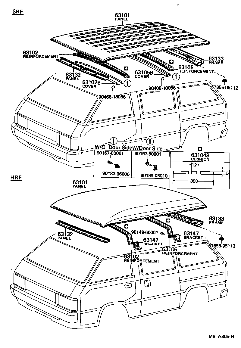  LITEACE |  ROOF PANEL BACK PANEL