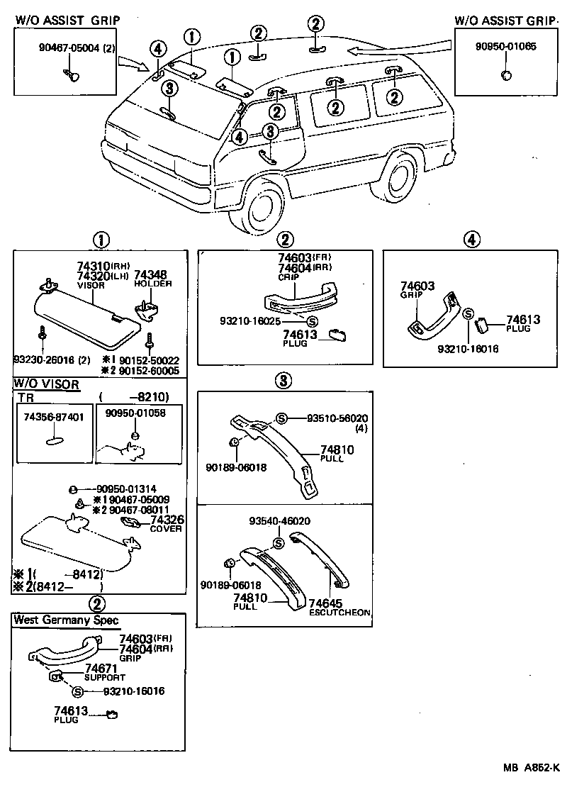  LITEACE |  ARMREST VISOR