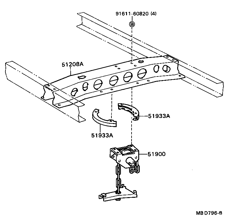  COASTER |  SPARE WHEEL CARRIER