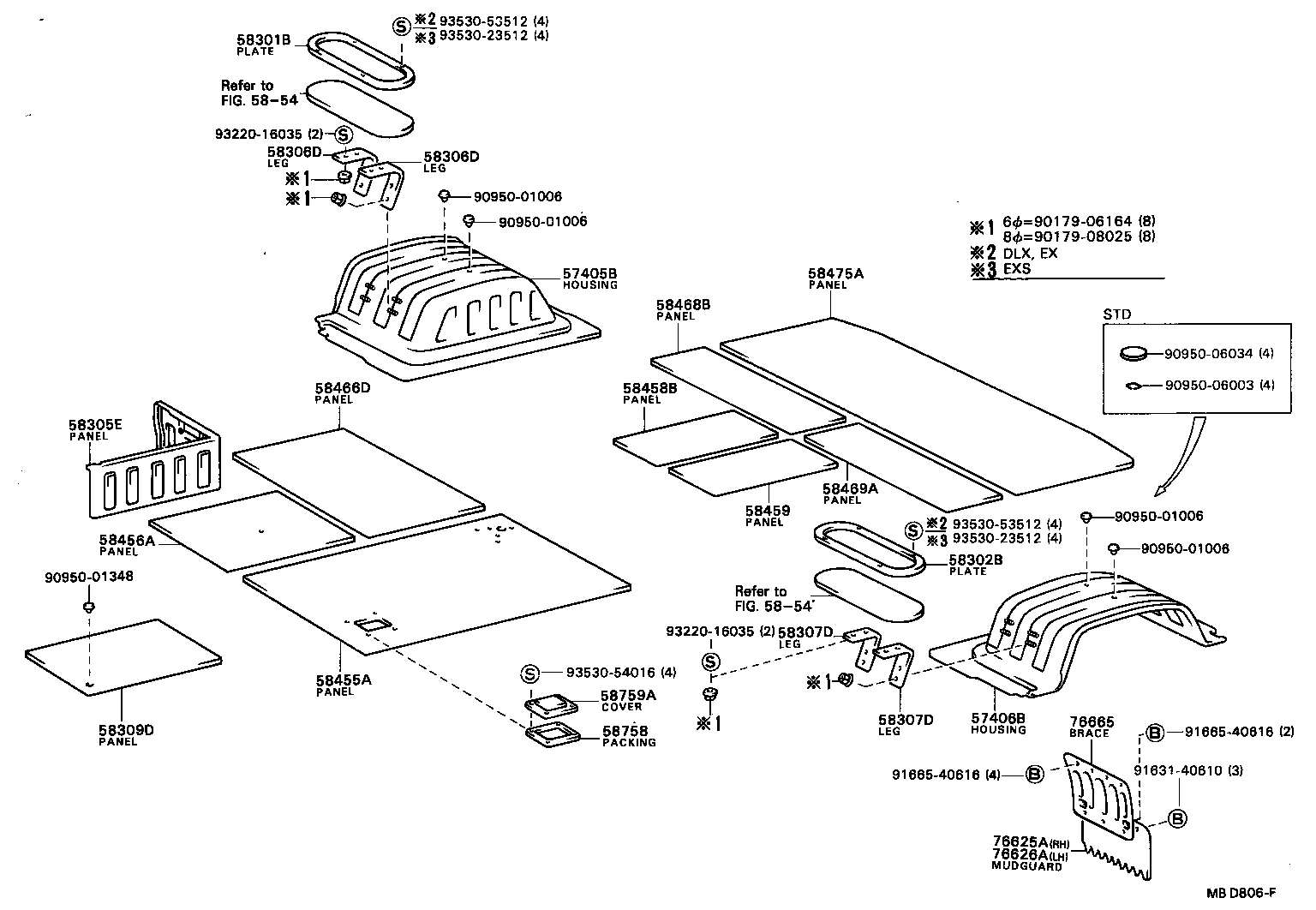  COASTER |  REAR FLOOR PANEL REAR FLOOR MEMBER