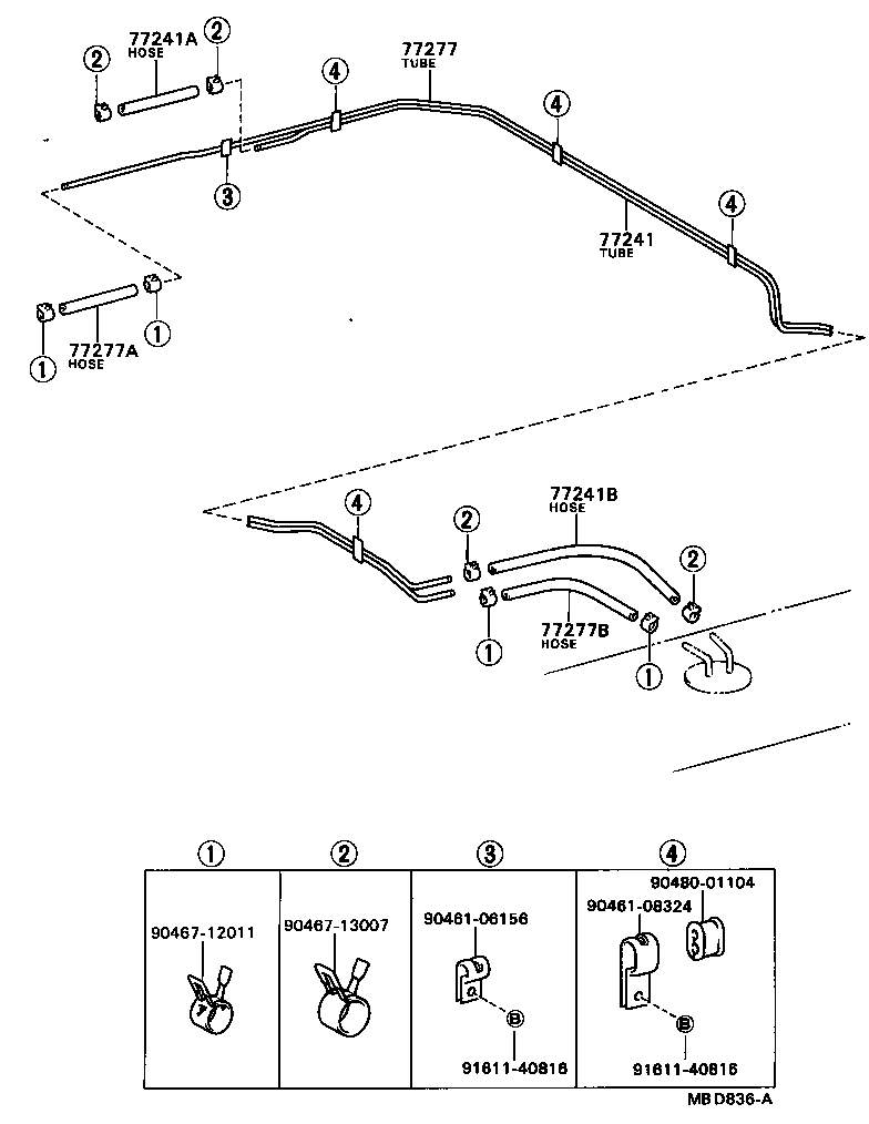  COASTER |  FUEL TANK TUBE