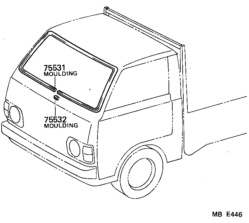  HIACE |  MOULDING