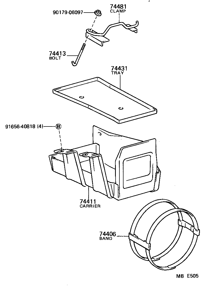  LITEACE |  BATTERY CARRIER